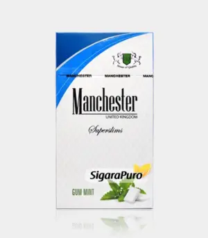 Manchester Superslims Gum Mint sigara